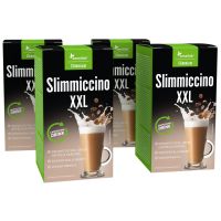 Slimmiccino 4er Pack - Kaffee zum Abnehmen mit super Schlankheitseffekt | Mit Grünem Kaffee und Garcinia Cambogia | SlimJOY