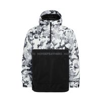 HORSEFEATHERS Bunda Gordie - arctic camo WHITE velikost M