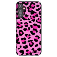 Silikónový čierny obal pre Samsung Galaxy A14 4G A145R - Pink Tiger