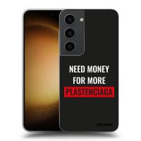 Silikónový čierny obal pre Samsung Galaxy S23 5G - More PLASTENCIAGA