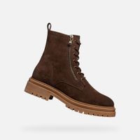 Brown women's ankle boots Geox Iridea - Women's
