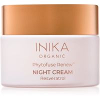 INIKA Organic Phytofuse Renew Rich Night Cream антиоксидантен нощен крем с пробиотик 50 мл.