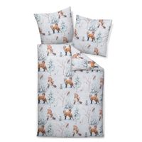 Janine POSTEĽNÁ BIELIZEŇ, makosatén, viacfarebná, 140/200 cm