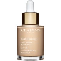 Clarins Skin Illusion Natural Hydrating Foundation rozświetlający podkład nawilżający SPF 15 odcień 105N Nude 30 ml