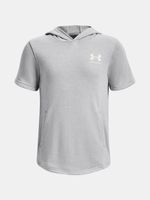 Under Armour UA Rival Terry SS Hoodie Sweatshirt Kinder Grau