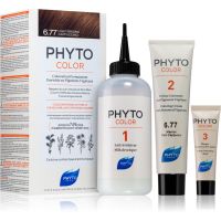 Phyto Color barva na vlasy bez amoniaku odstín 6.77 Light Brown Capuccino 1 ks