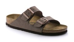 Birkenstock Arizona BF Nubuck Mocha Narrow Fit Unisex - Sandale Birkenstock - Maro - 151183-2.5 - Size: 2.5