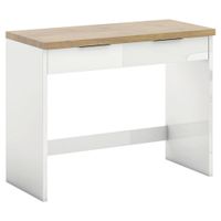 Xora KONZOLOVÝ STOLÍK, biela, farba duba, kompozitné drevo, 104,3/45/79,7 cm