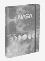 Šedé desky na školní sešity A4 Jumbo Baagl NASA Grey