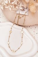 Naszyjnik Boto z zawieszkami ze stali chirurgicznej