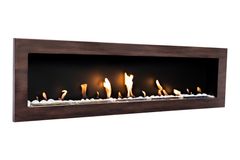 BIOFLAME biokrb Easy XL Open Patina Hnedá 140x40 cm