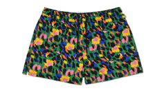 Happy Socks Leopard Swim Shorts Pánske - Šortky Happy Socks - Farebná - LEO116-7500-M - Size: M