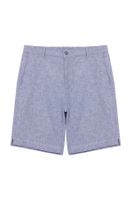 Trendyol Blue Regular Fit Linen Look Woven Shorts & Bermuda