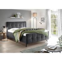 MID.YOU ČALÚNENÁ POSTEĽ, 140/200 cm antracitová