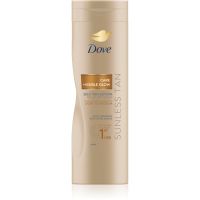 Dove Care&Glow Sunless Tan молочко для автозасмаги відтінок Fair 400 мл