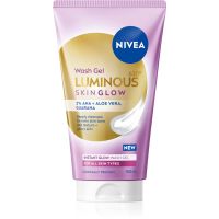 NIVEA Luminous Skin Glow Reinigungsgel für das Gesicht zur Verjüngung der Gesichtshaut 150 ml
