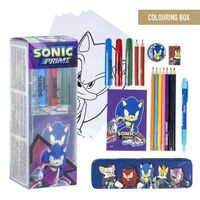 COLOURING STATIONERY SET SONIC PRIME