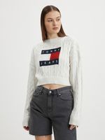 Tommy Jeans Pullover Weiß