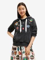 Desigual Stamps Sweatshirt Grau