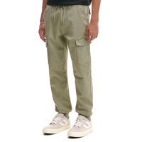 Cropp - Joggers z žepi za tovor - svetla oliva