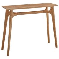 KONZOLOVÝ STOLÍK, farba duba, drevo, 100/35/80 cm