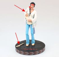 Jimi Hendrix Figur - Rock Iconz - Jimi Hendrix III - BESCHÄDIGT