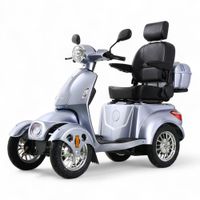 Elektrický čtyřkolový vozík inSPORTline Antun levandulově stříbrná