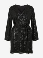 Vila Viglitas Deep Kleid Schwarz