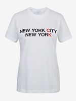 Calvin Klein Jeans Logo Text Póló Fehér