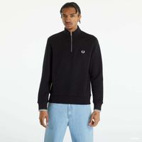Φούτερ FRED PERRY Half Zip Sweatshirt Black XL