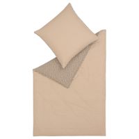 Esprit OBOJSTRANNÁ POSTEĽNÁ BIELIZEŇ, renforcé, taupe, béžová, 155/220 cm
