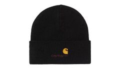 Carhartt WIP American Script Beanie Black Unisex - Čiapky Carhartt WIP - Čierna - I034235_89_XX-One-size - Size: One size