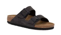 Birkenstock Arizona BS Velvet Grey Regular Fit Pánske - Sandále Birkenstock - Sivá - 1028603-2.5 - Size: 2.5