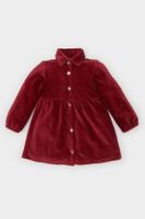 DEFACTO Baby Girl Long Sleeve Buttoned Corduroy Dress