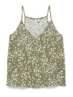VERO MODA Top 'VMKORA'  maslinasta / bijela