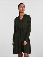 Dark Green Women's Shirt Dress Pieces Nova - Women's