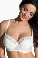 Polovyztužená podprsenka Biggi Pati Ecru 90G