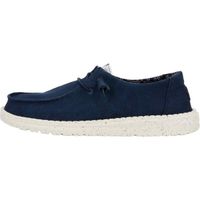 HEY DUDE WENDY STRETCH CANVAS Дамски обувки за свободното време, тъмносин, размер