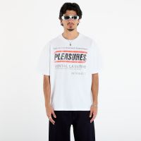 T-shirt PLEASURES Relief Heavyweight Shirt Vtg White XL