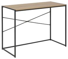 Biurko Seaford 100 Czarny Mat / Dąb