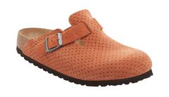 Birkenstock Boston BS Embossed Regular Fit Unisex - Sandály Birkenstock - Oranžová - 1027100-3.5 - Size: 3.5