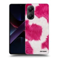 Silikónový čierny obal pre Xiaomi Poco X7 Pro 5G - Pink Moo