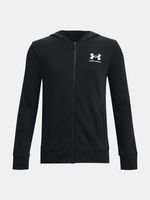 Under Armour UA Rival Terry FZ Hoodie Hanorac pentru copii Negru