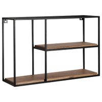 MID.YOU NÁSTENNÝ REGÁL, čierna