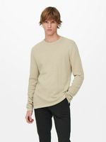 ONLY & SONS Panter Pullover Beige