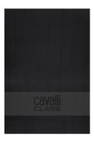 CAVALLI CLASS MEN&#39;S BEACH TOWEL BLACK