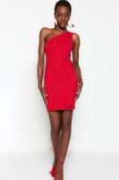 Sukienka damska Trendyol TPRSS23EL00293/Red