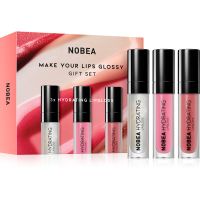 NOBEA Beauty Pleasure NOBEA Make Your Lips Glossy Gift Set sada leskov na pery darčeková edícia