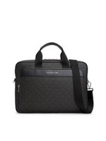 TOMMY HILFIGER Torba za laptop  svijetlosiva / crna