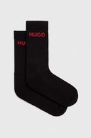 HUGO ponožky pánske s bavlnou 6P QS RIB LOGO CC 6-pak